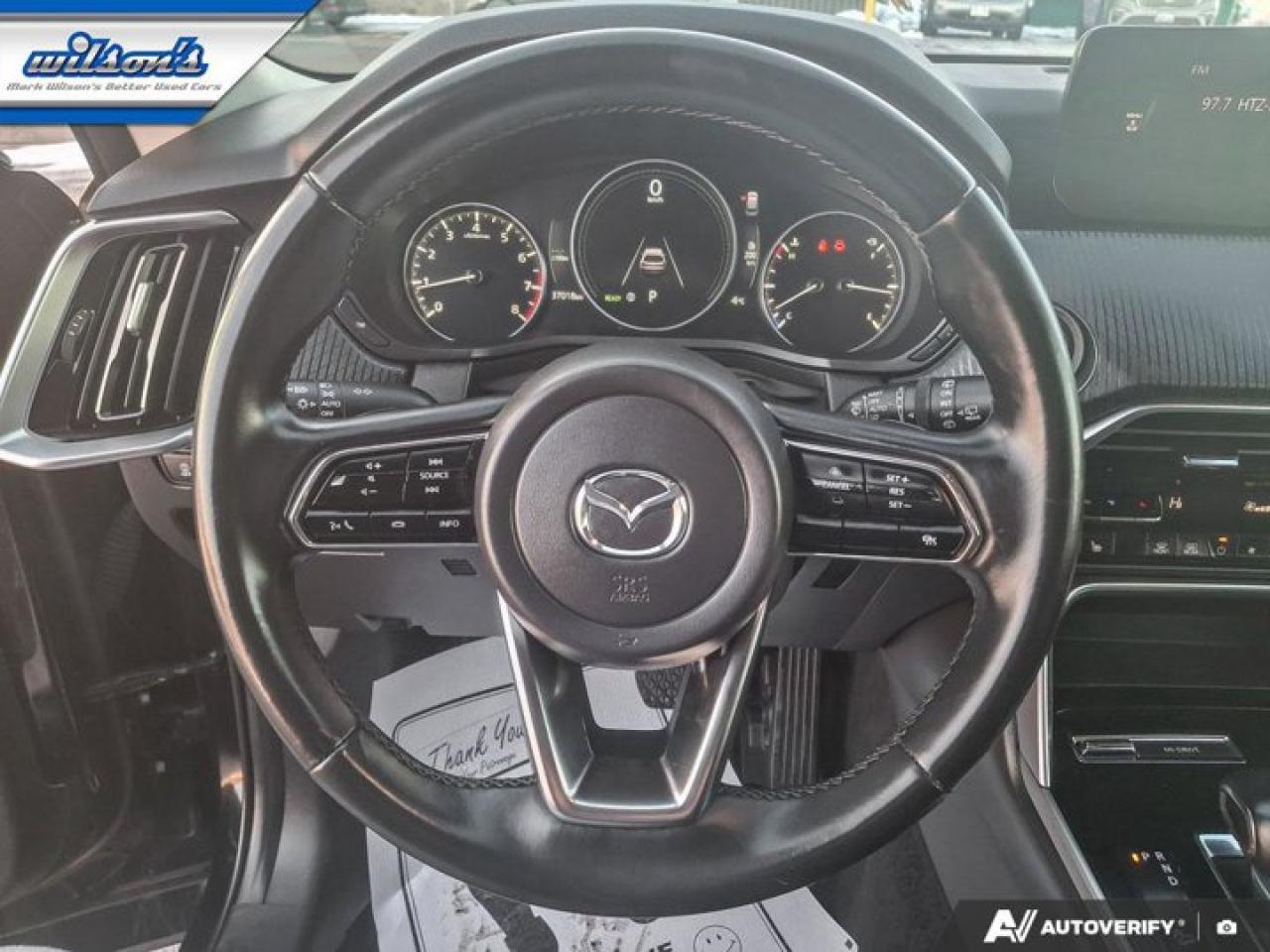2025 Mazda CX-90 MHEV GS-L AWD | 3.3T | MHEV | 2nd Row Captain Seats | Leather | Sunroof | Heated Wheel + Seats and More ! Photo
