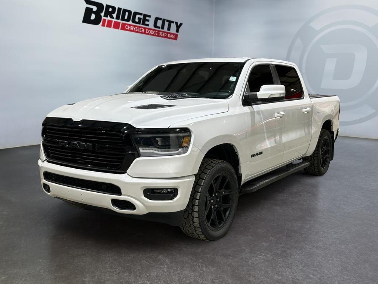 Used 2022 RAM 1500 Sport Night Edition - Panoramic Sunroof - Alpine Sound - 12 Screen - Remote Start - Tonneau Cover - Side Steps - Leather for sale in Lethbridge, AB