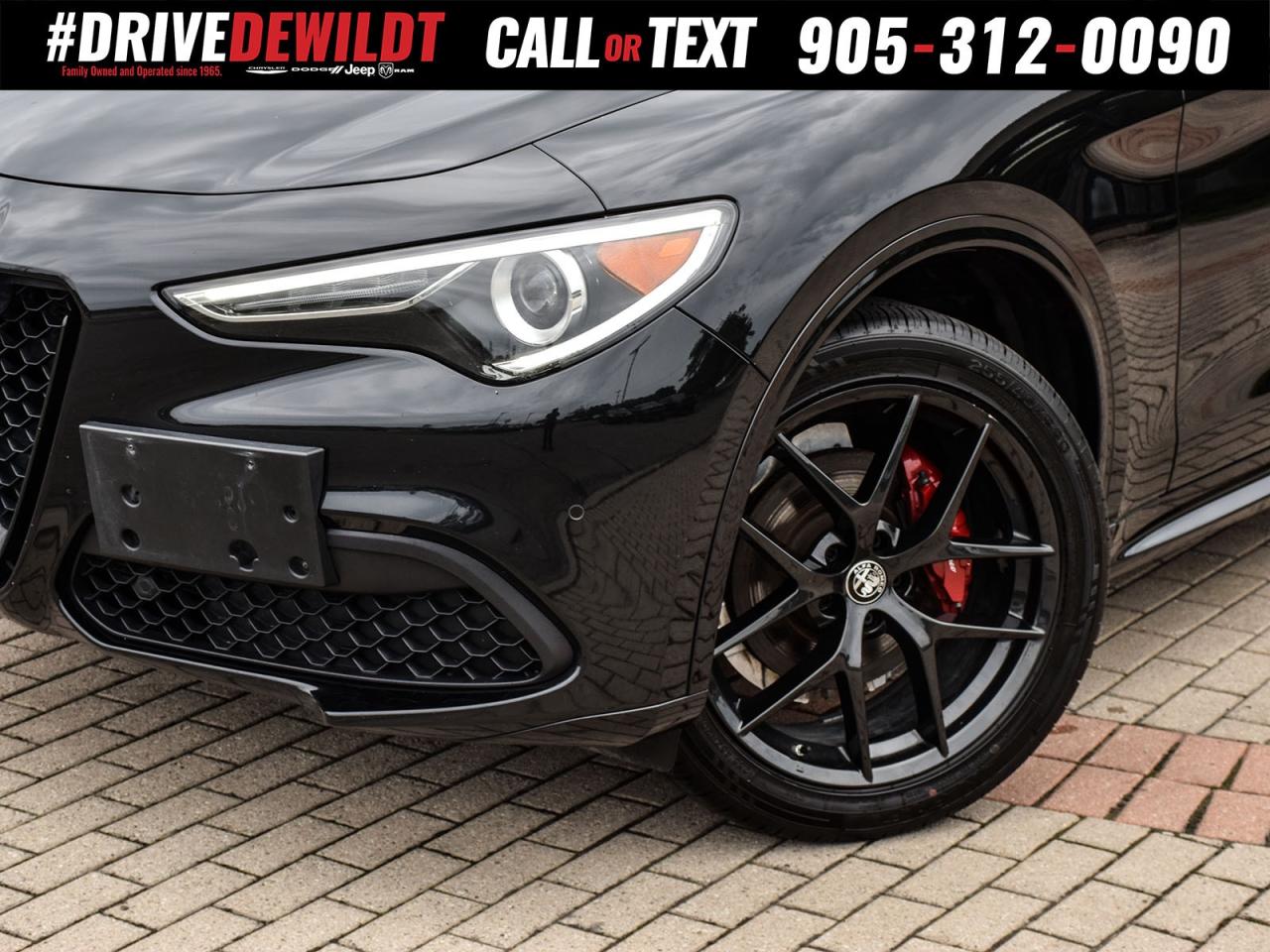 2021 Alfa Romeo Stelvio Ti AWD   RED LEATHER SEATS   DUAL-PANE SUNROOF Photo