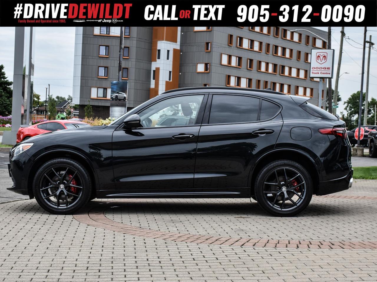 2021 Alfa Romeo Stelvio Ti AWD   RED LEATHER SEATS   DUAL-PANE SUNROOF Photo