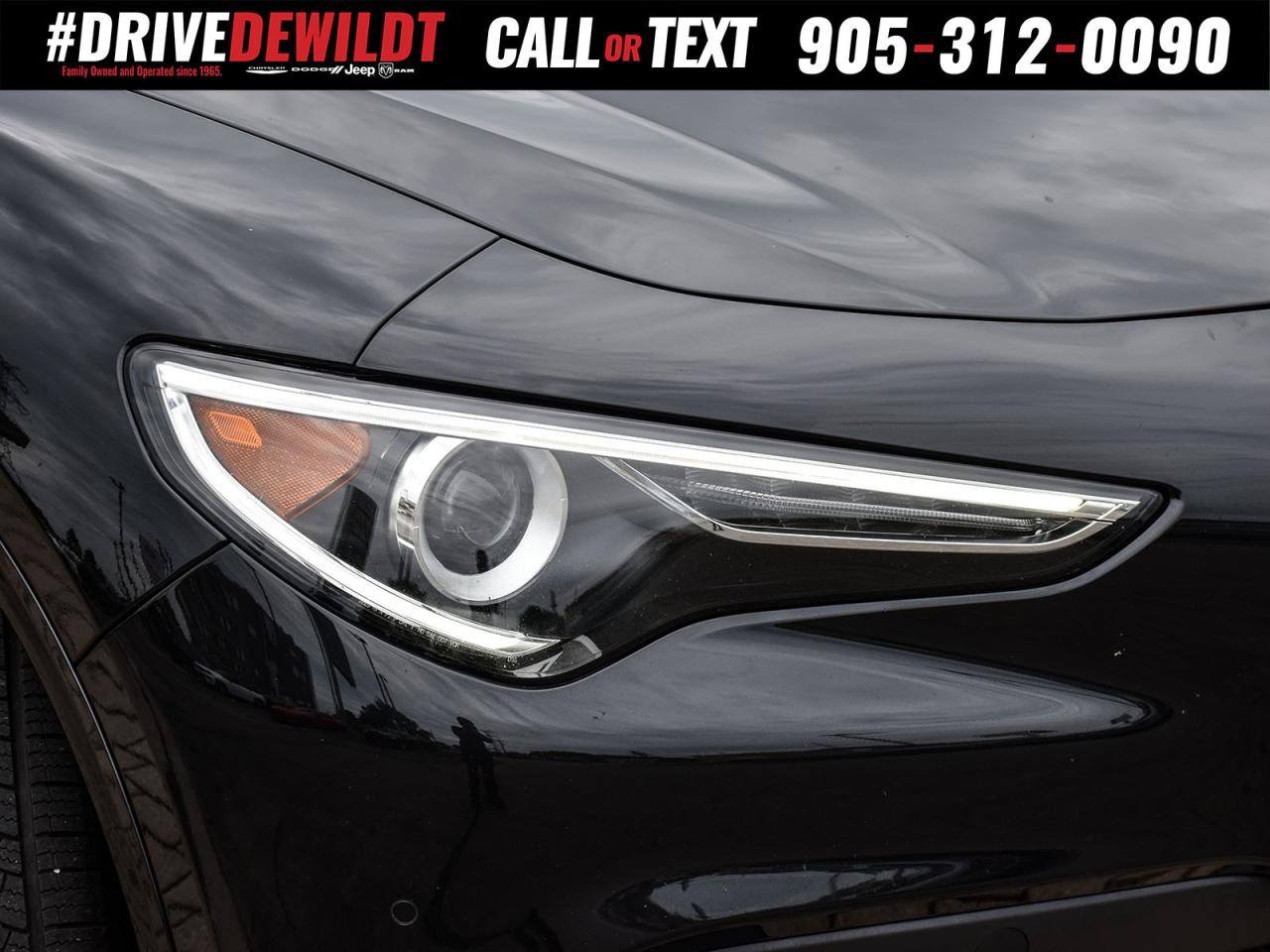 2021 Alfa Romeo Stelvio Ti AWD   RED LEATHER SEATS   DUAL-PANE SUNROOF Photo2