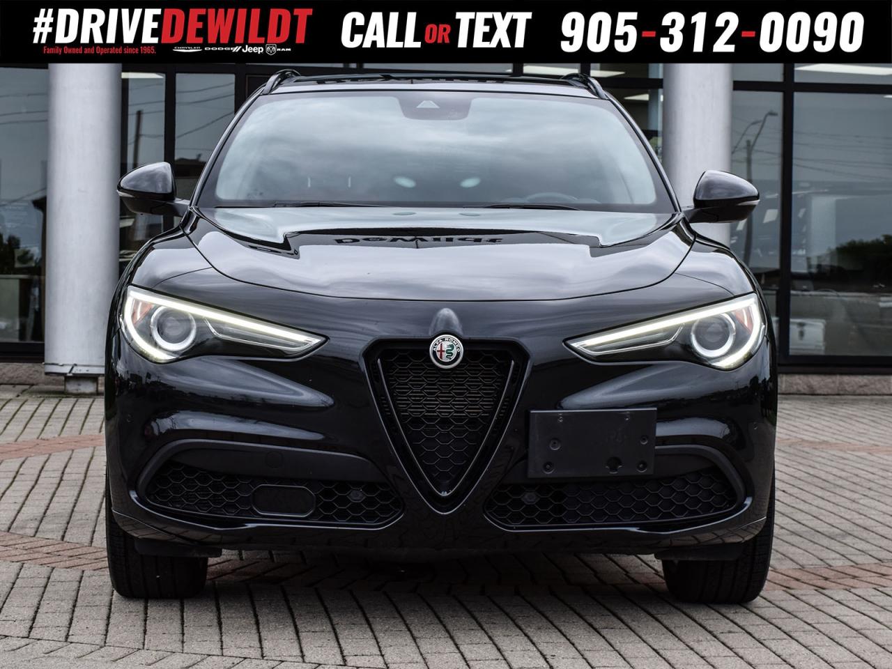 2021 Alfa Romeo Stelvio Ti AWD   RED LEATHER SEATS   DUAL-PANE SUNROOF Photo