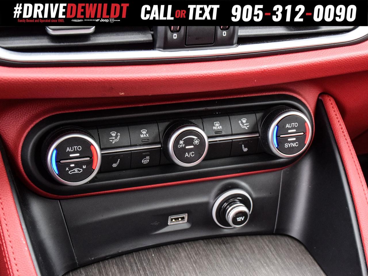 2021 Alfa Romeo Stelvio Ti AWD   RED LEATHER SEATS   DUAL-PANE SUNROOF Photo