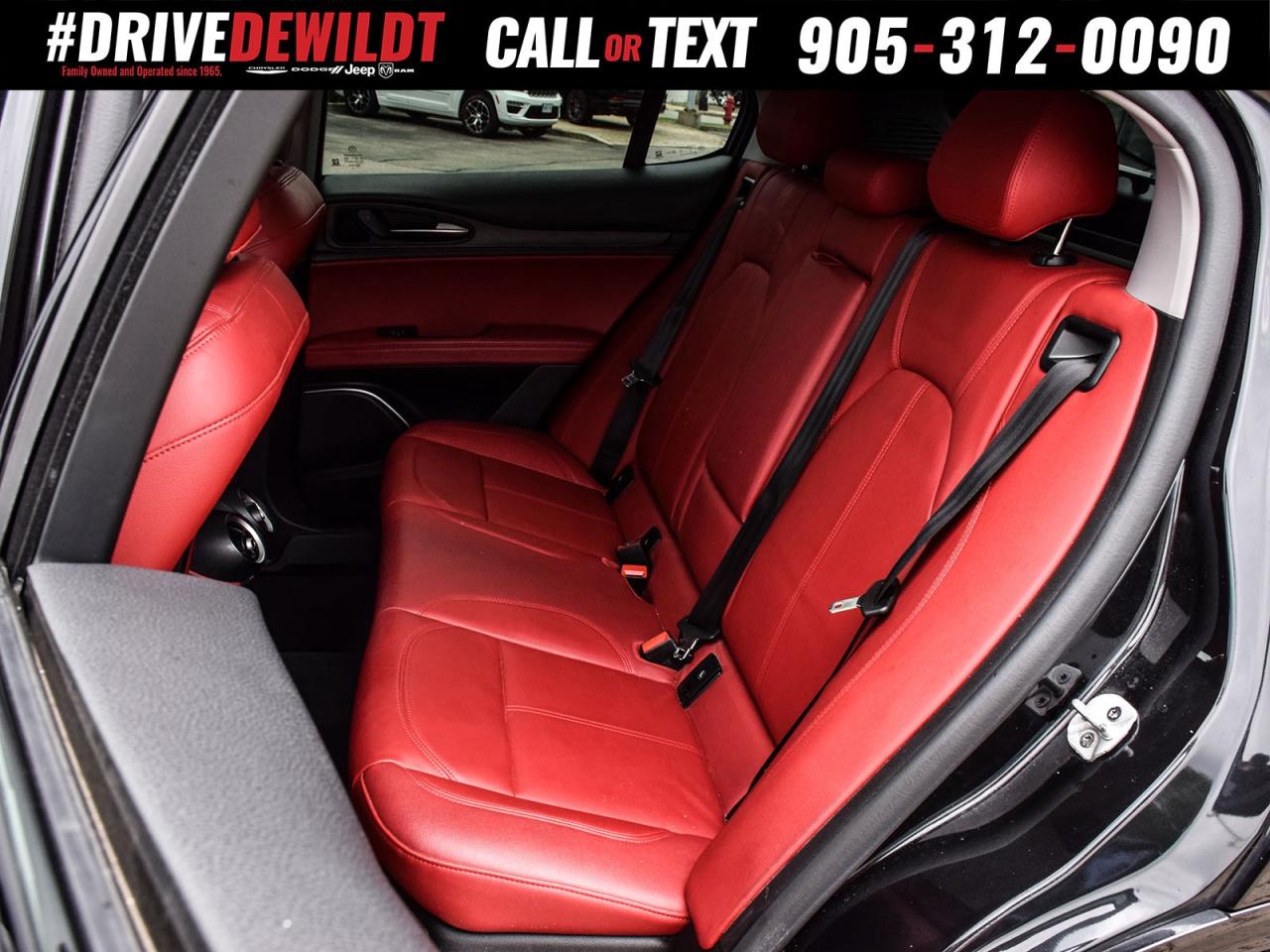 2021 Alfa Romeo Stelvio Ti AWD   RED LEATHER SEATS   DUAL-PANE SUNROOF Photo