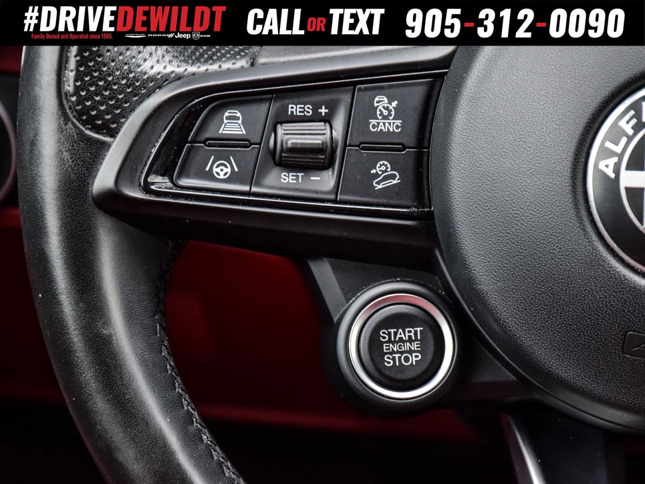 2021 Alfa Romeo Stelvio Ti AWD   RED LEATHER SEATS   DUAL-PANE SUNROOF Photo