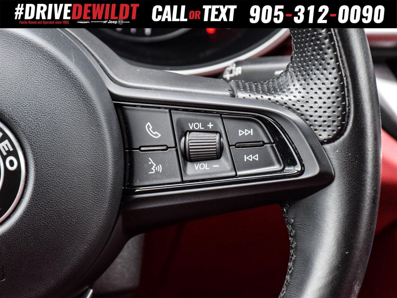 2021 Alfa Romeo Stelvio Ti AWD   RED LEATHER SEATS   DUAL-PANE SUNROOF Photo