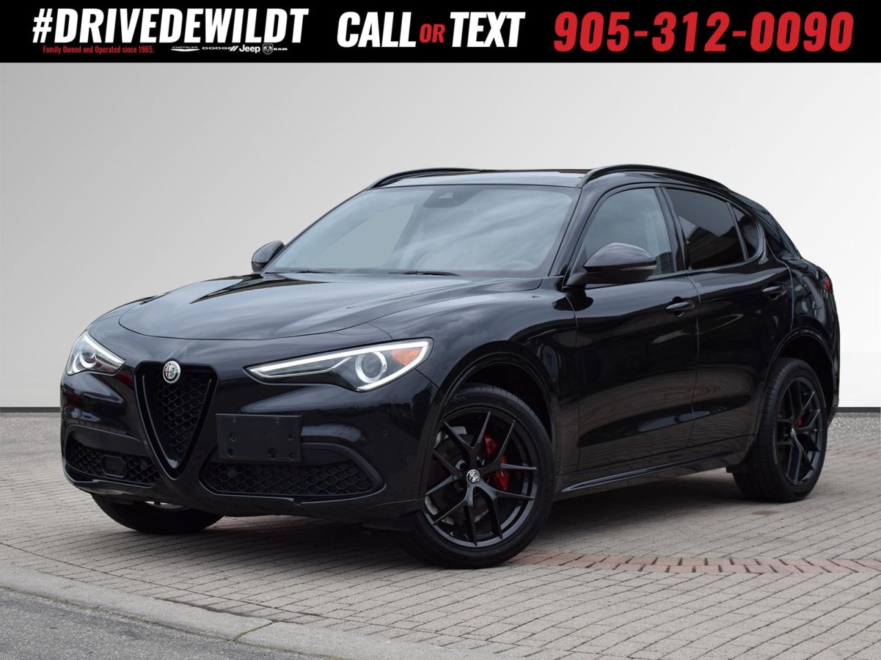 2021 Alfa Romeo Stelvio Ti AWD   RED LEATHER SEATS   DUAL-PANE SUNROOF Photo