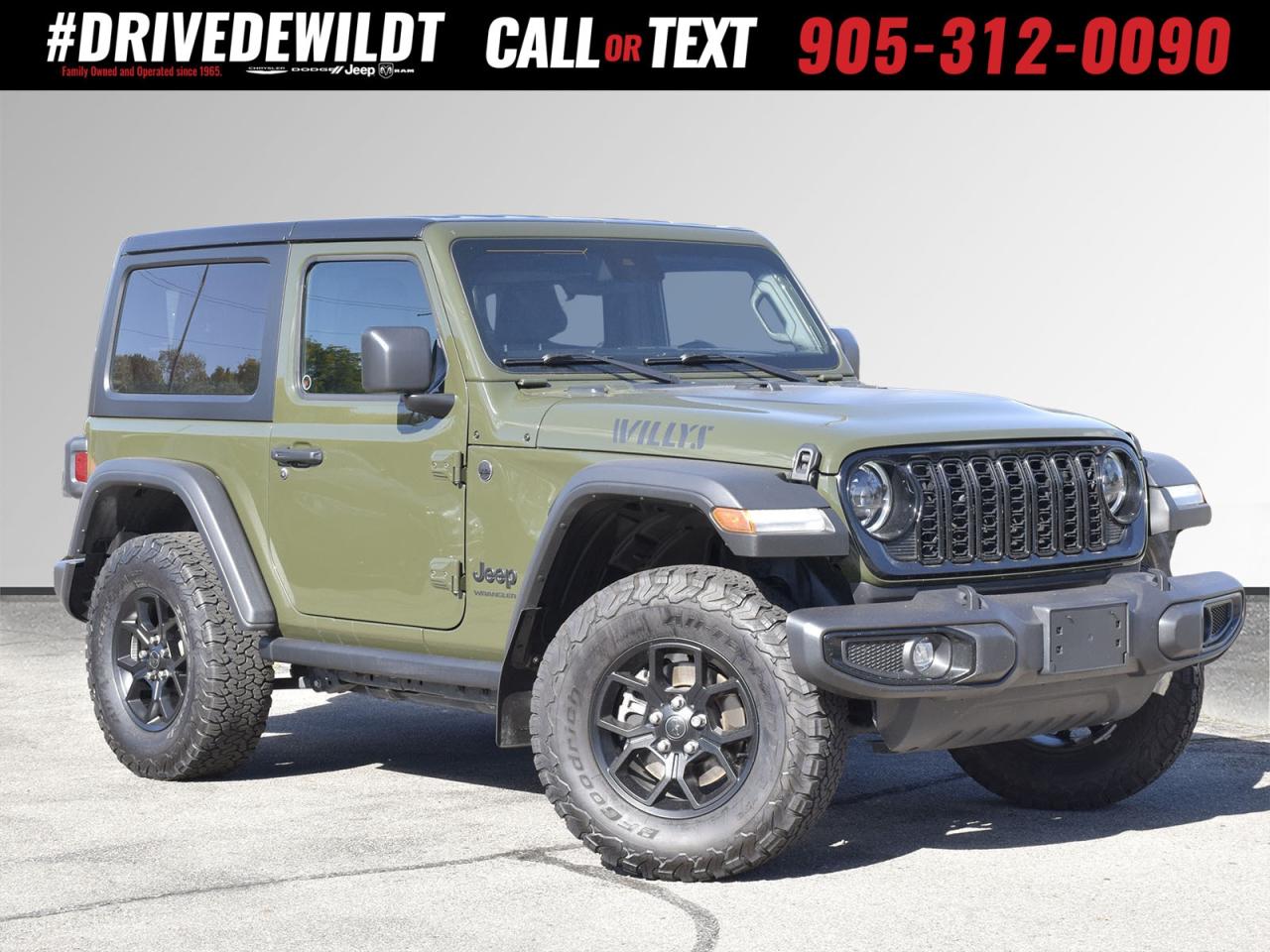 2024 Jeep Wrangler WILLYS   HEATED SEATS + WHEEL   ONE OWNER Photo0