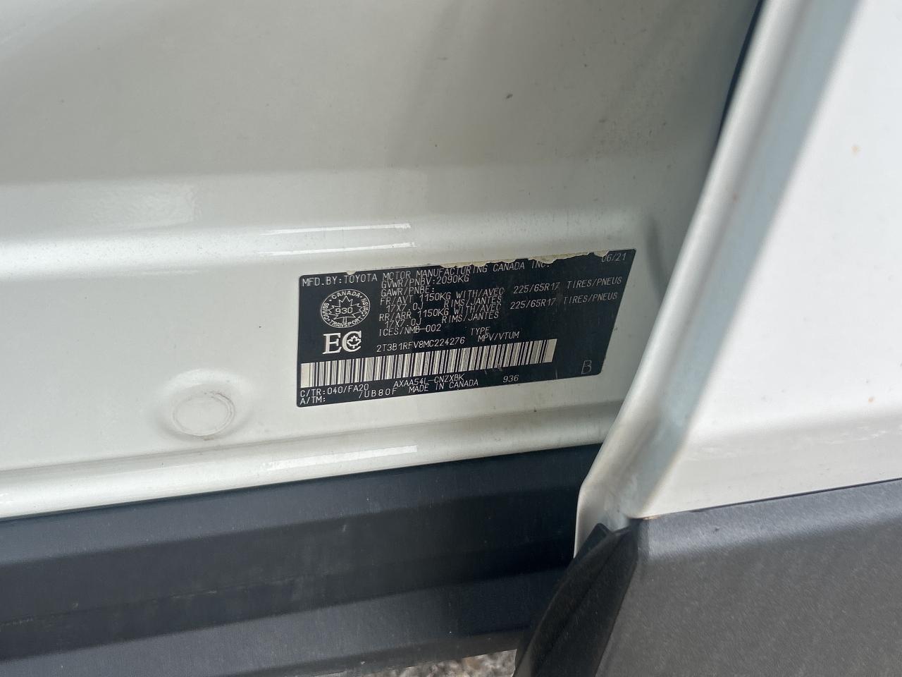 2021 Toyota RAV4 LE   Safety Loaded   Carplay + Android Auto Photo