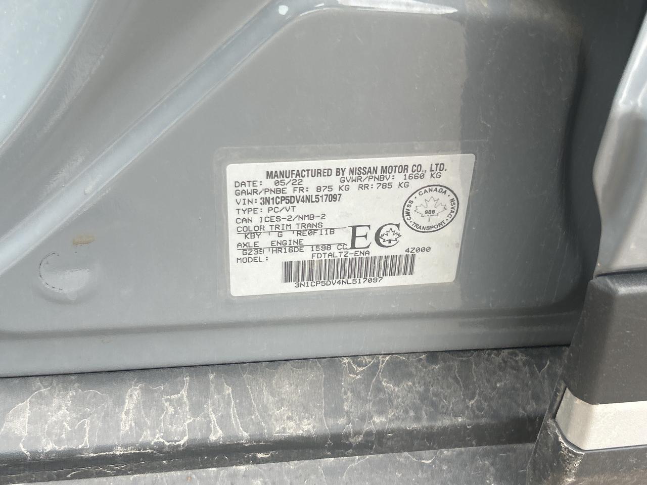 2022 Nissan Kicks SR   Clean Carfax Photo