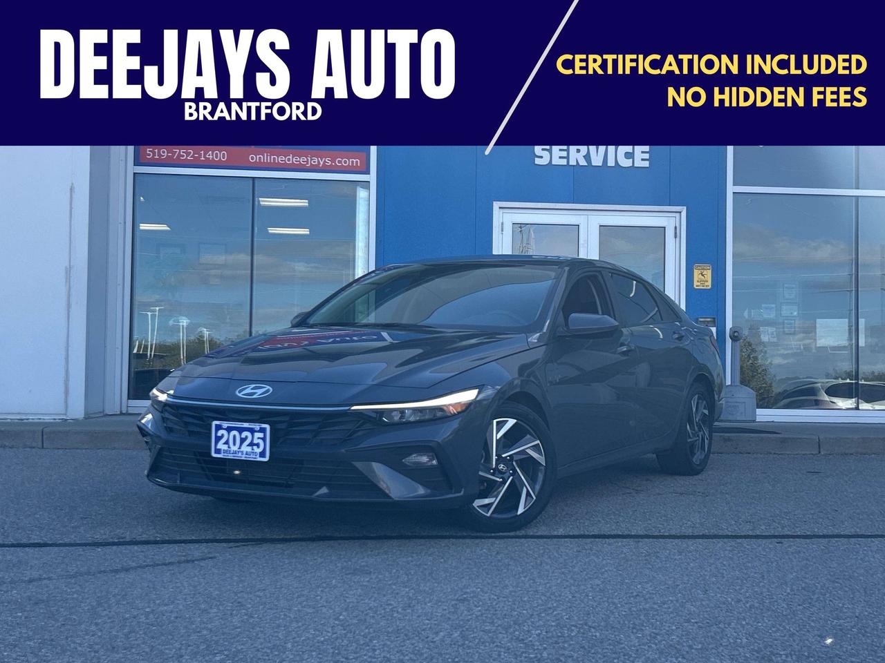 2025 Hyundai Elantra Preferred FWD   Factory Warranty   Clean Carfax Photo0