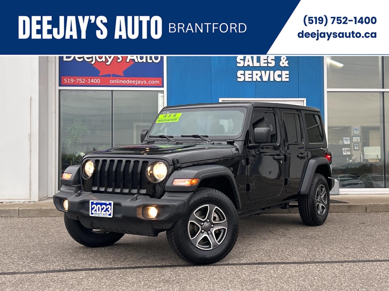 2023 Jeep Wrangler Sport S Convertible Hard Top   NAV   Clean Carfax Photo0