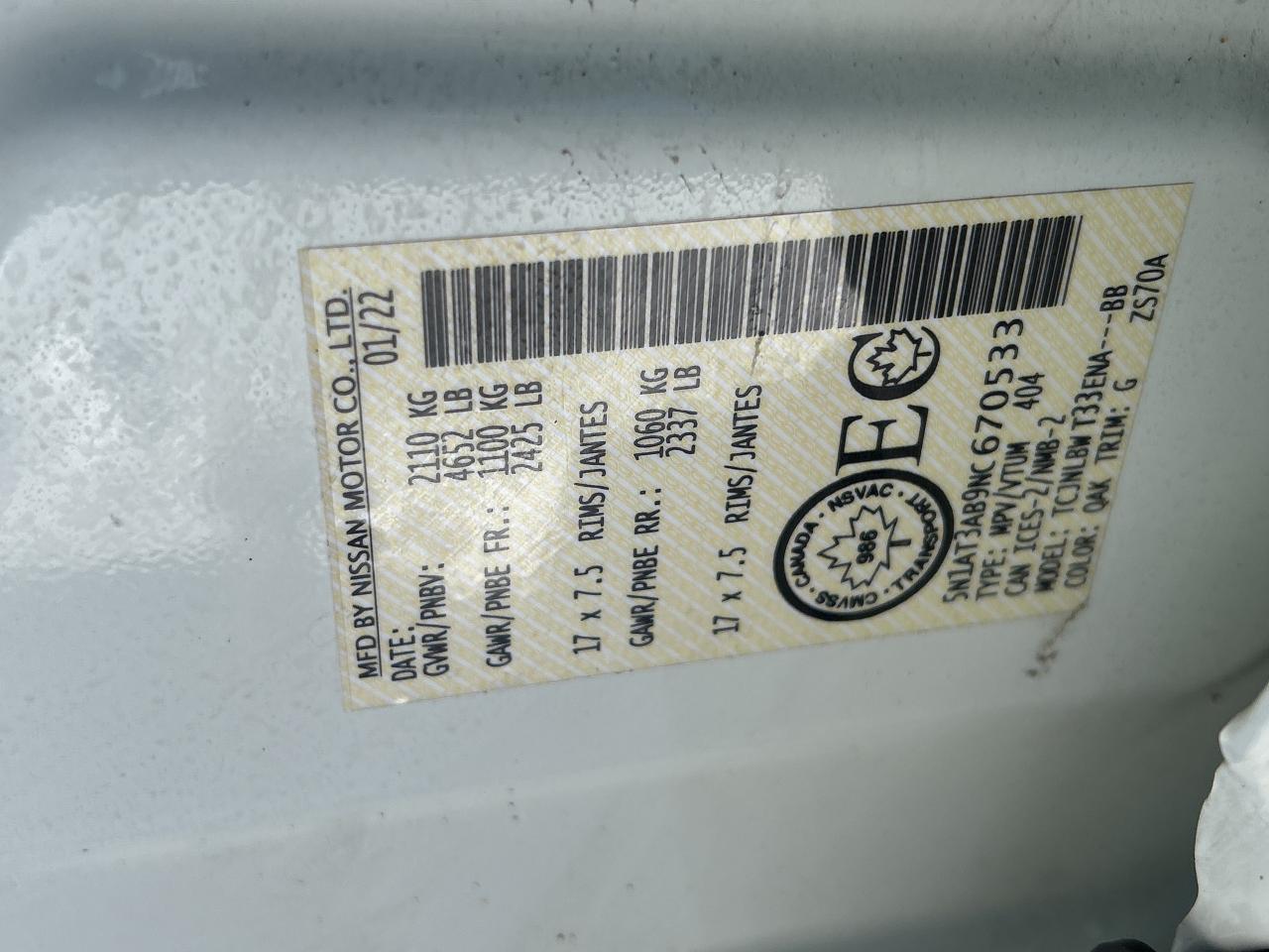 2022 Nissan Rogue S   Clean Carfax Photo