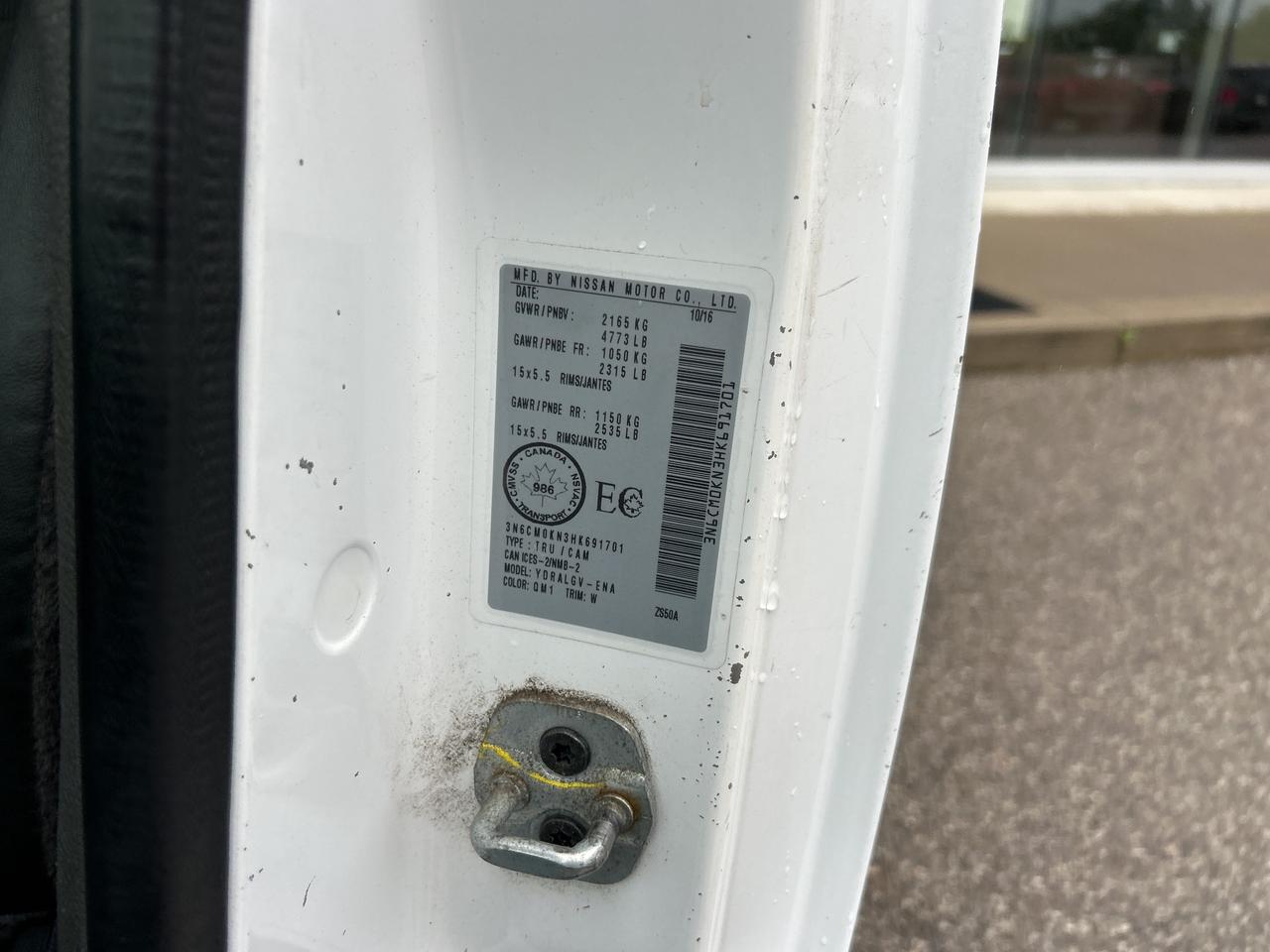 2017 Nissan NV200 2.0L SV   Shelving   NAV   Clean Carfax Photo