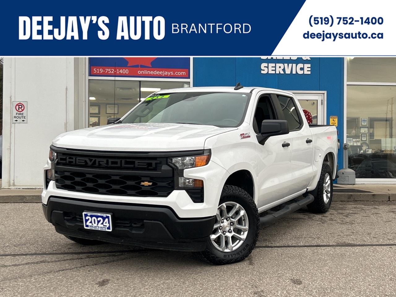 2024 Chevrolet Silverado 1500 Work Truck   Crew Cab   Leather   Clean Carfax Photo0