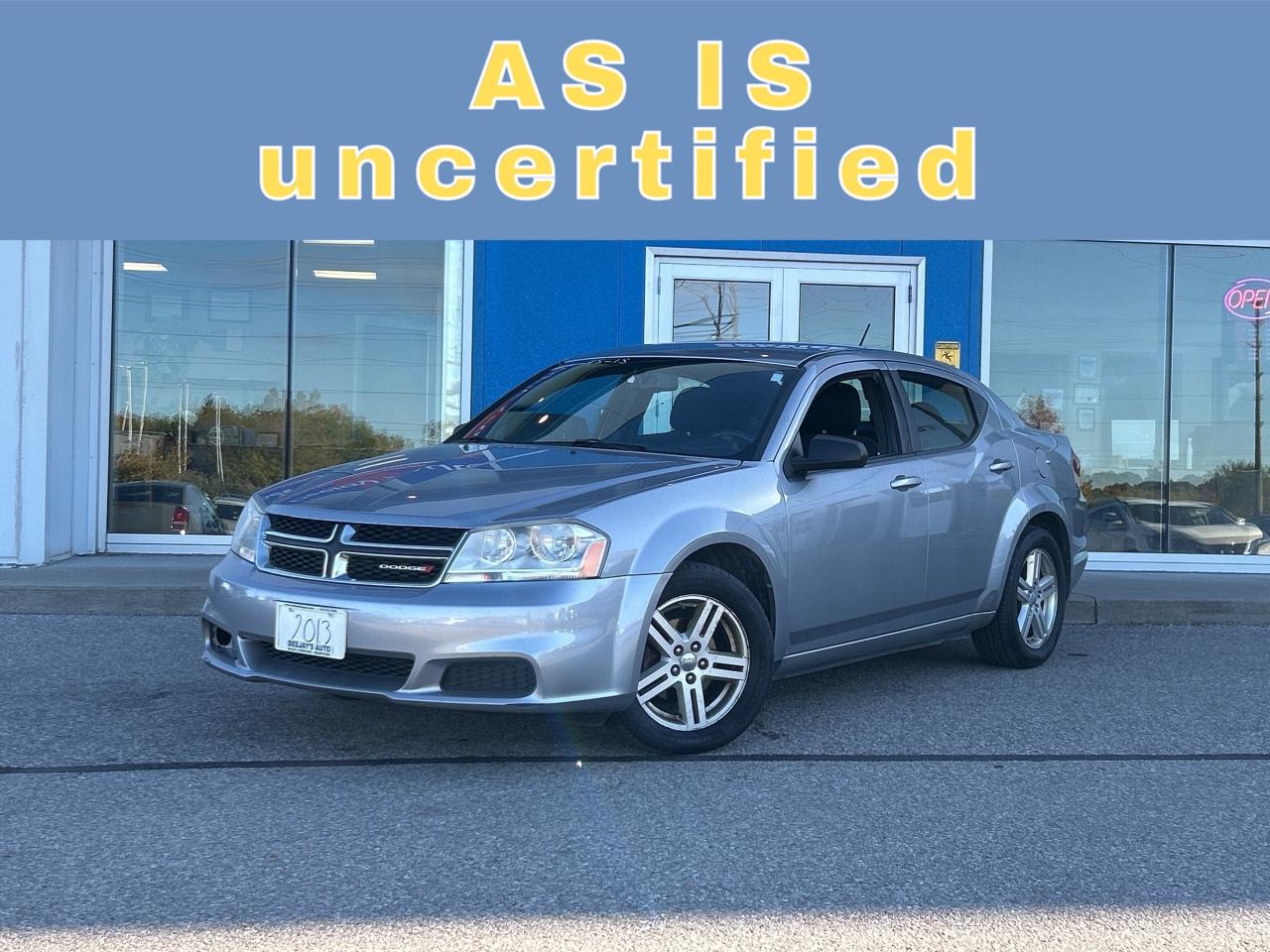 2013 Dodge Avenger AS IS   Uncertified   Clean Carfax Photo0