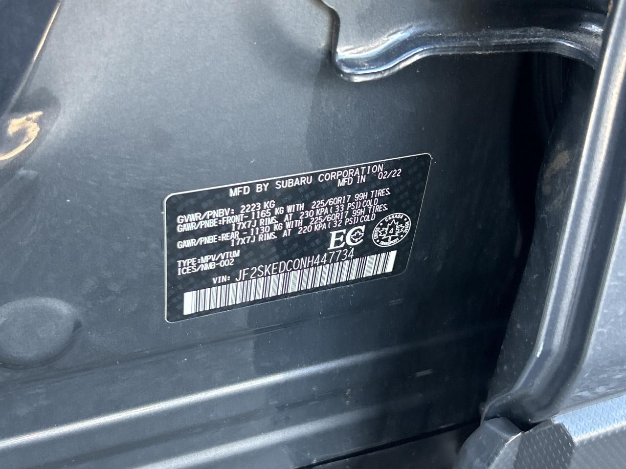 2022 Subaru Forester CONVENIENCE Photo