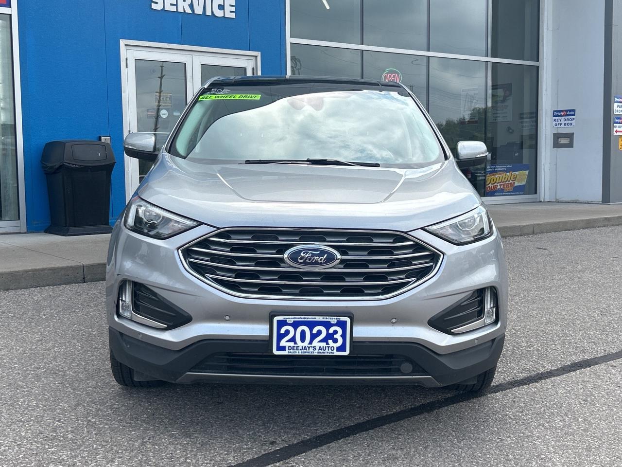 2023 Ford Edge Titanium   Panoramic Roof   Leather   Clean Carfax Photo