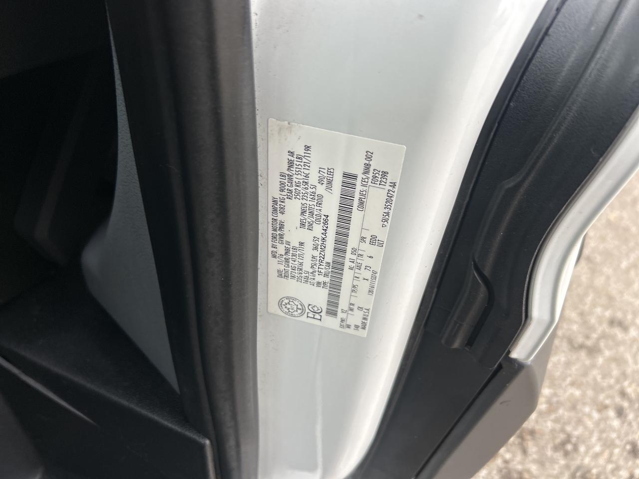 2017 Ford Transit Cargo Van T-250 148 Low Rf 9000 GVWR Swing-Out RH Dr Photo