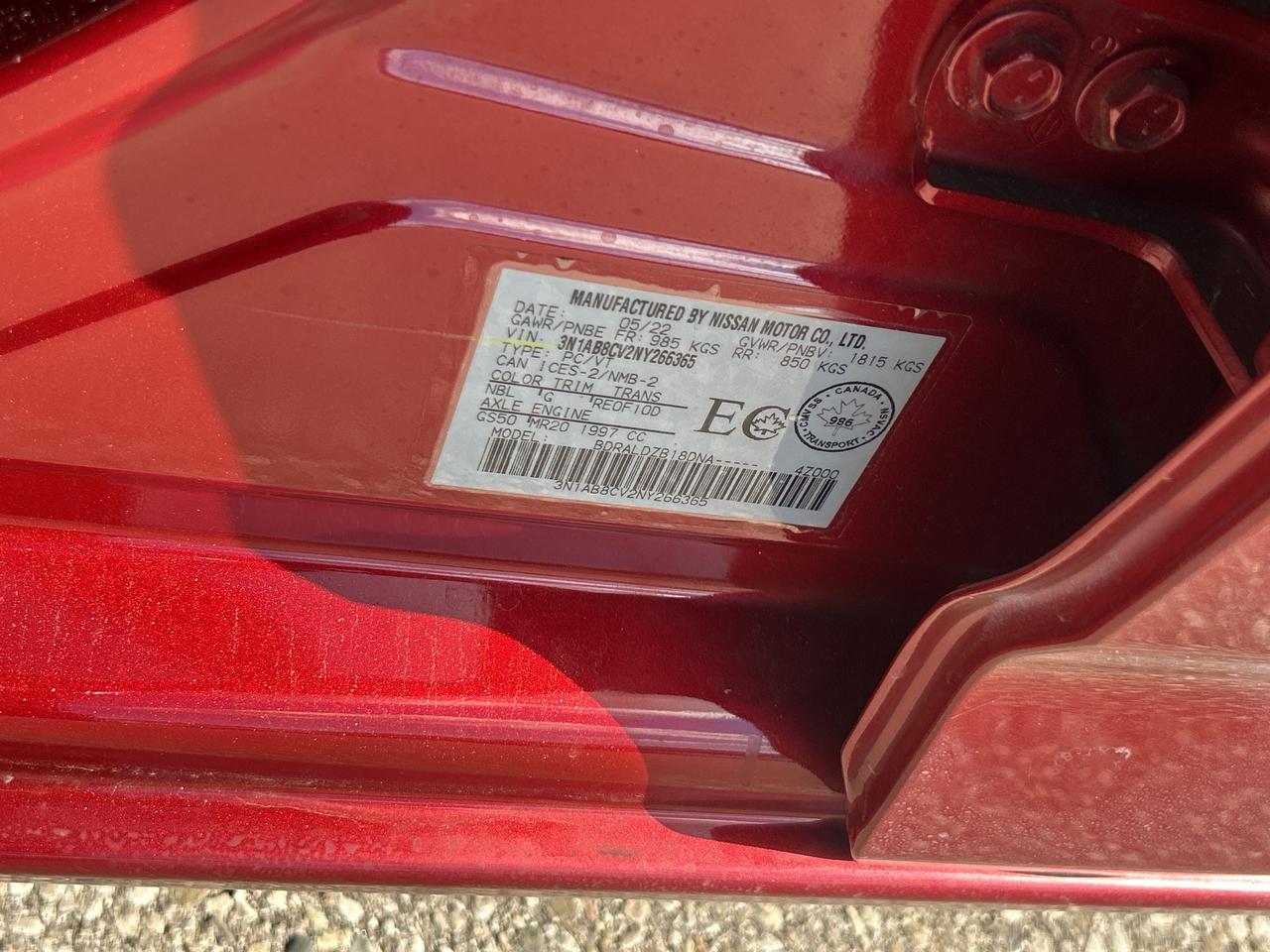 2022 Nissan Sentra SV CVT   Factory Warranty   Clean Carfax Photo