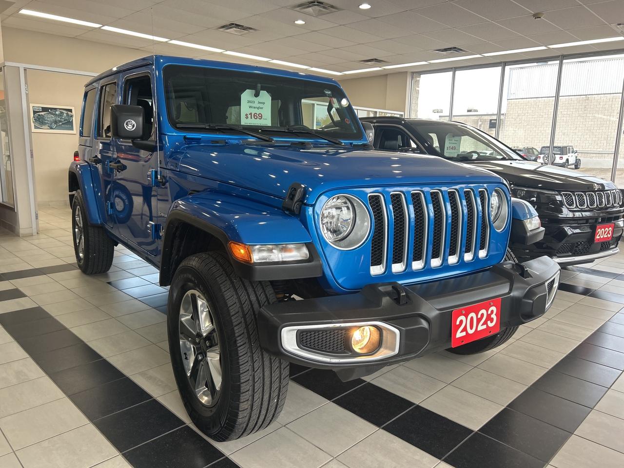 2023 Jeep Wrangler Sahara 4 Door 4x4 w/Body Colour Hard Top Photo