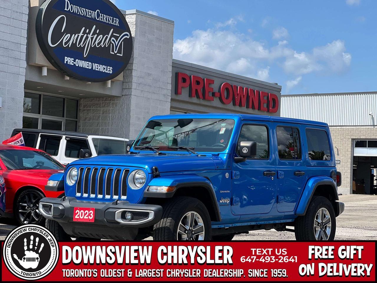 2023 Jeep Wrangler Sahara 4 Door 4x4 w/Body Colour Hard Top Photo0