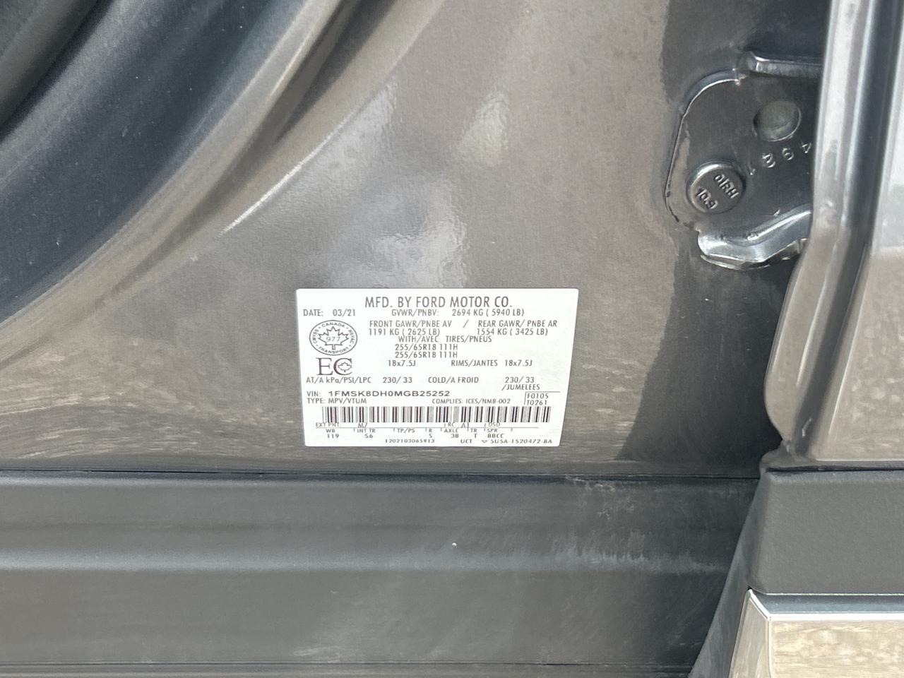 2021 Ford Explorer XLT   6 Passenger   Leather Photo