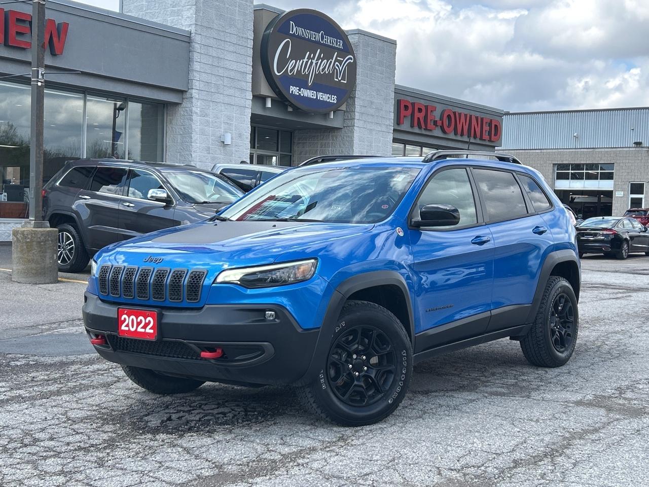 2022 Jeep Cherokee Trailhawk w/Navigation, Trailer Tow, Black Rims Photo2