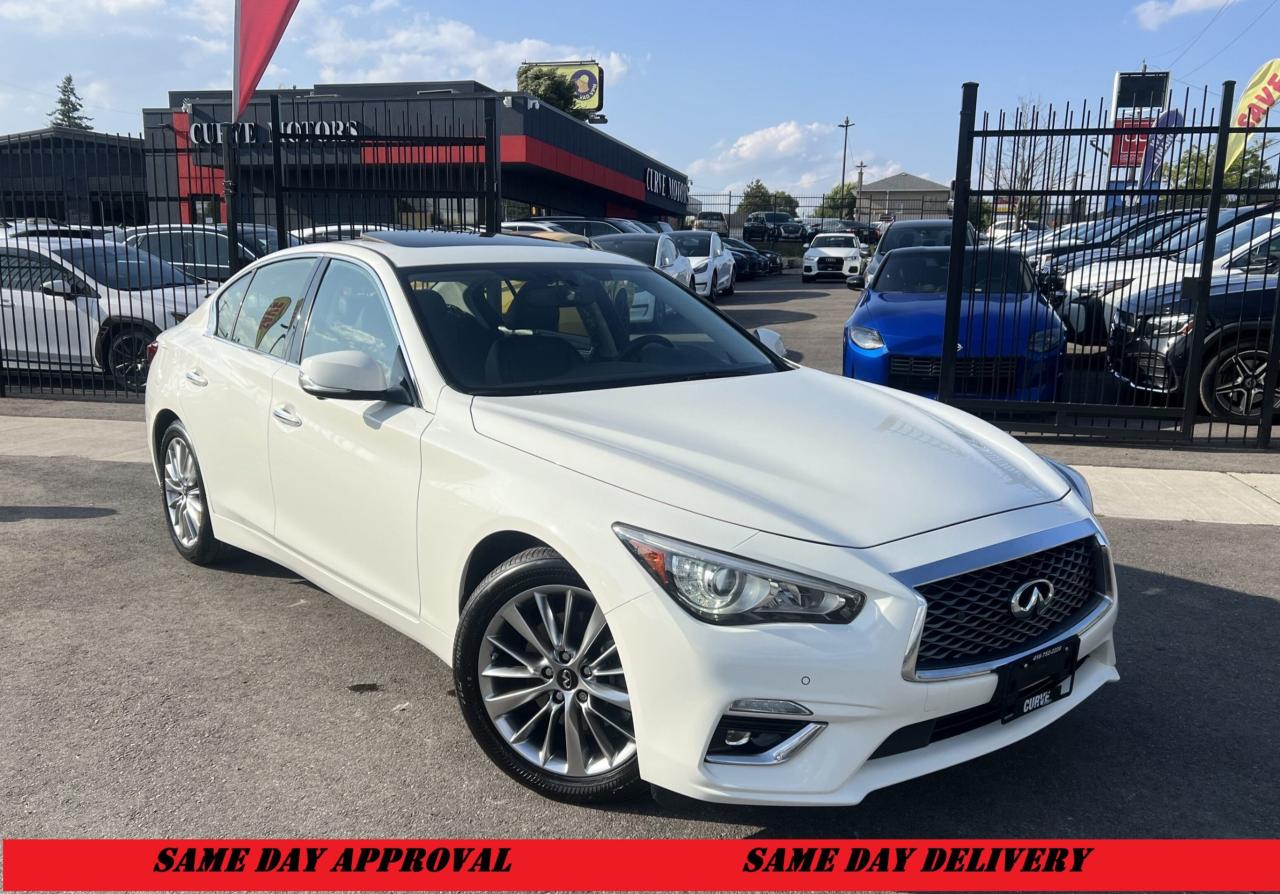 2021 Infiniti Q50 AWD *300 HP/NO ACCIDENTS/ROOF/CARPLAY/360 CAM/DRIV Photo