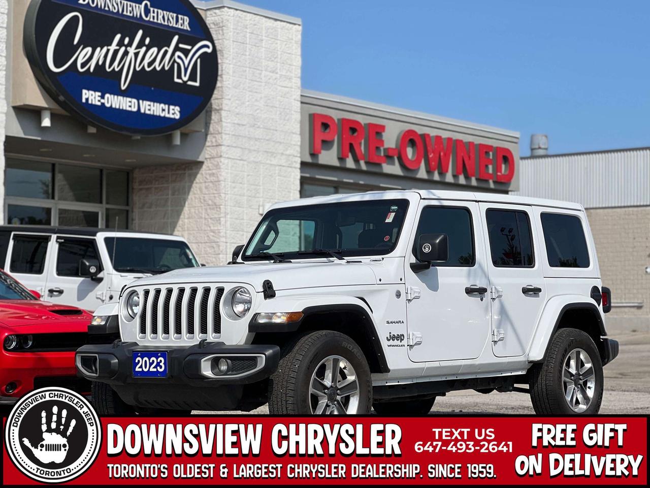 2023 Jeep Wrangler Sahara 4 Door 4x4 w/Body Colour Hard Top Photo