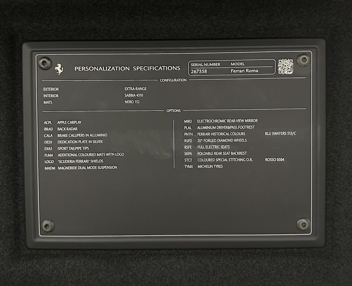 2021 Ferrari Roma 612 HP / VERY LOW KM / 1 OWNER / NO ACCIDENTS / 3. Photo