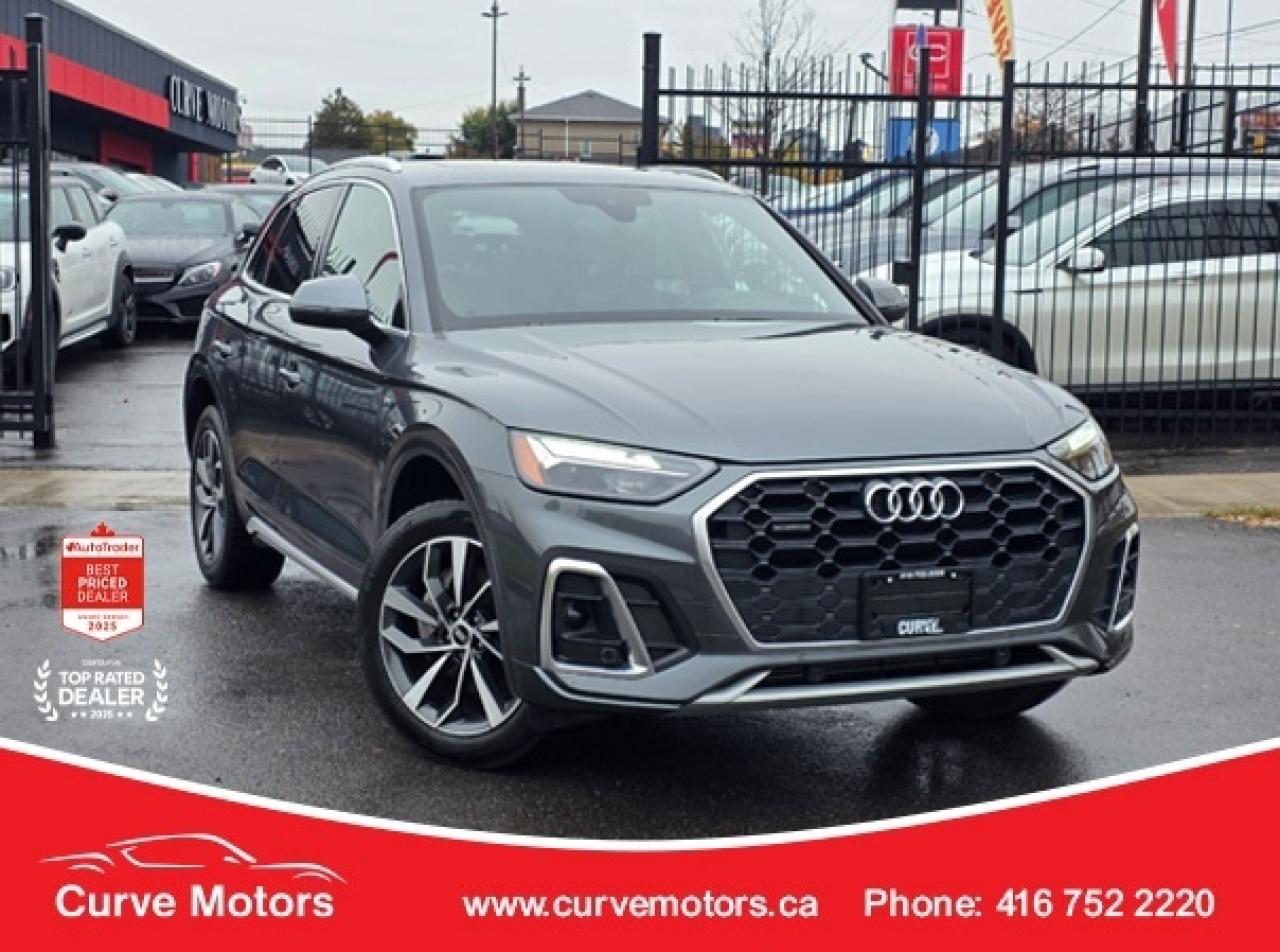 2021 Audi Q5 Progressiv 45 S-LINE * NO ACCIDENTS / BROWN INT / Photo0