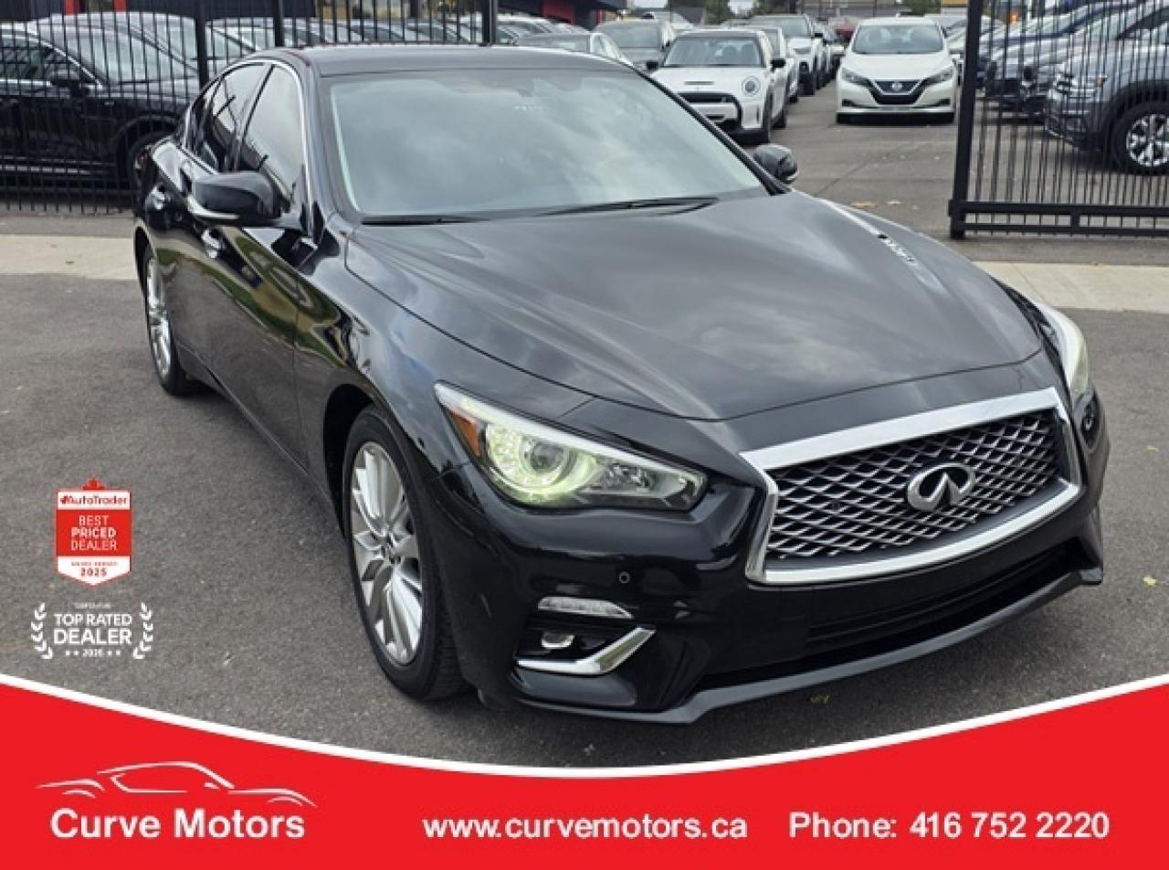 2021 Infiniti Q50 LUXE AWD *300 HP/NO ACCIDENTS/ROOF/CARPLAY/360 CAM Photo0