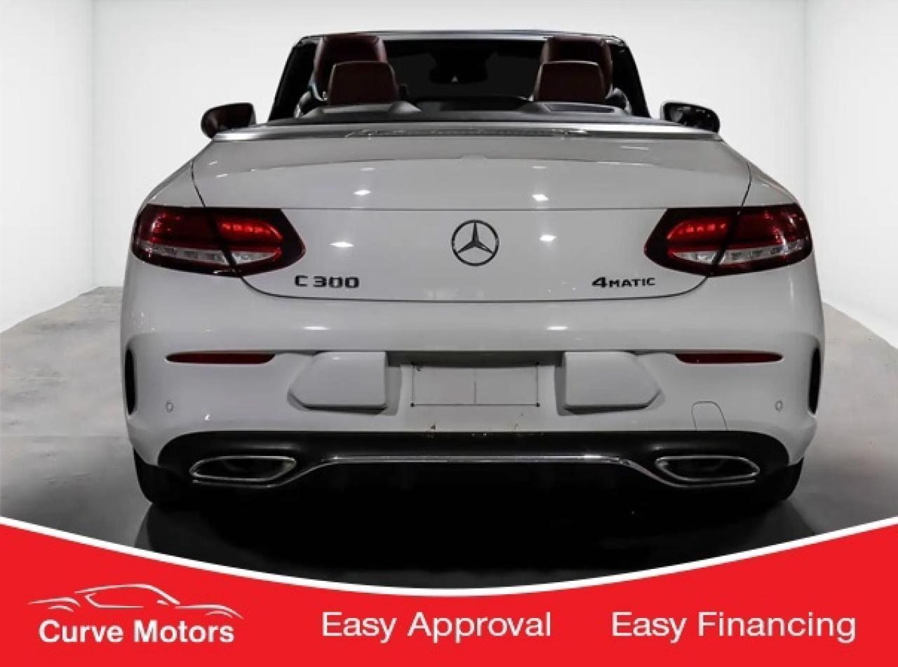 2019 Mercedes-Benz C-Class C 300 4MATIC Cabriolet AMG PKG * RED INTERIOR / BU Photo2
