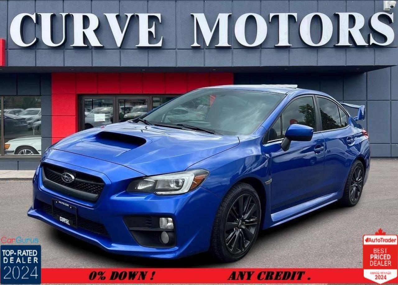 2015 Subaru WRX SPORT MANUAL WITH WING SPOILER * CAMERA / SUNROOF Photo0