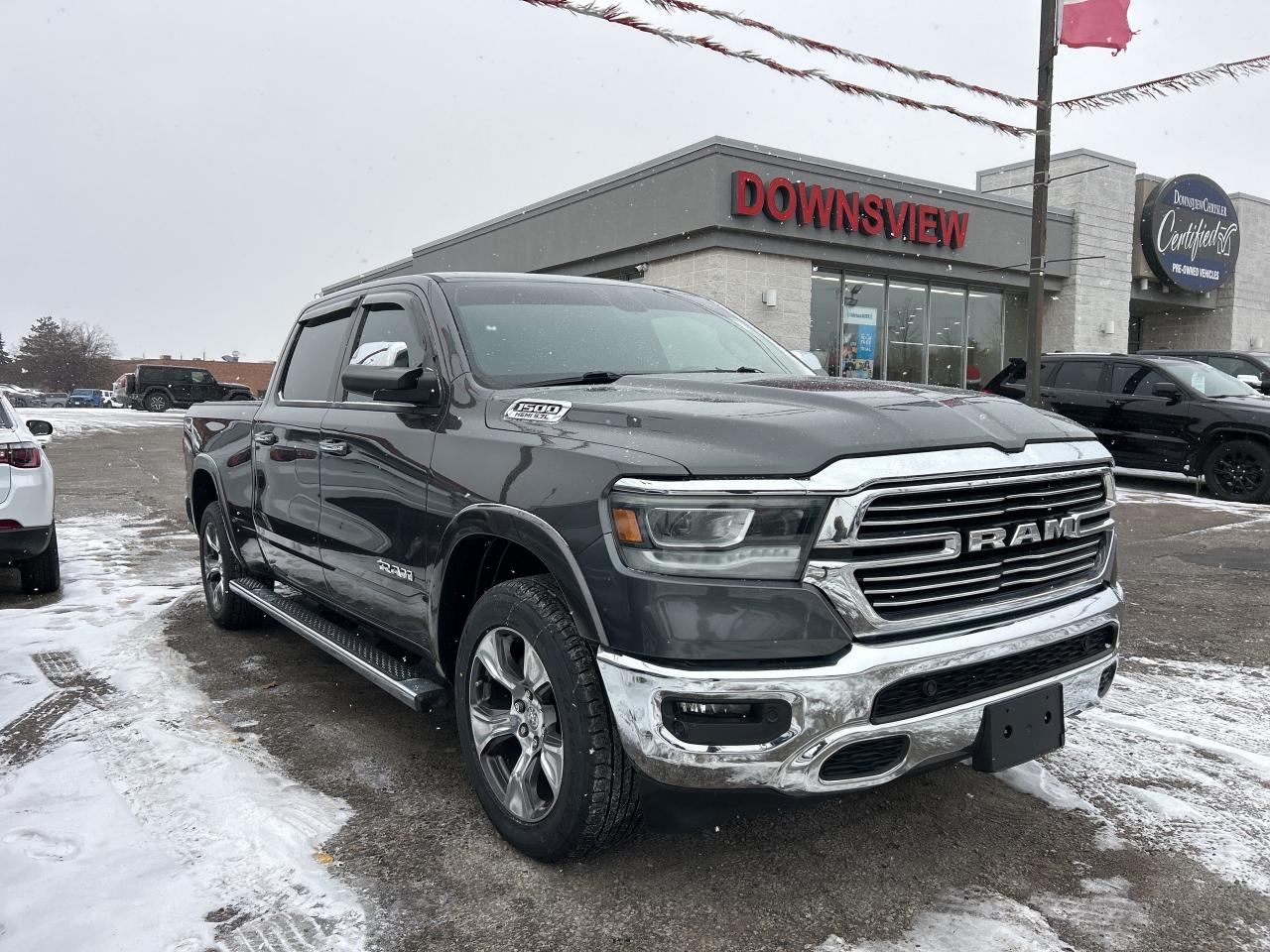 2020 RAM 1500 Laramie w/6'4 Box, Sunroof, Trailer Tow Group, NAV Photo2