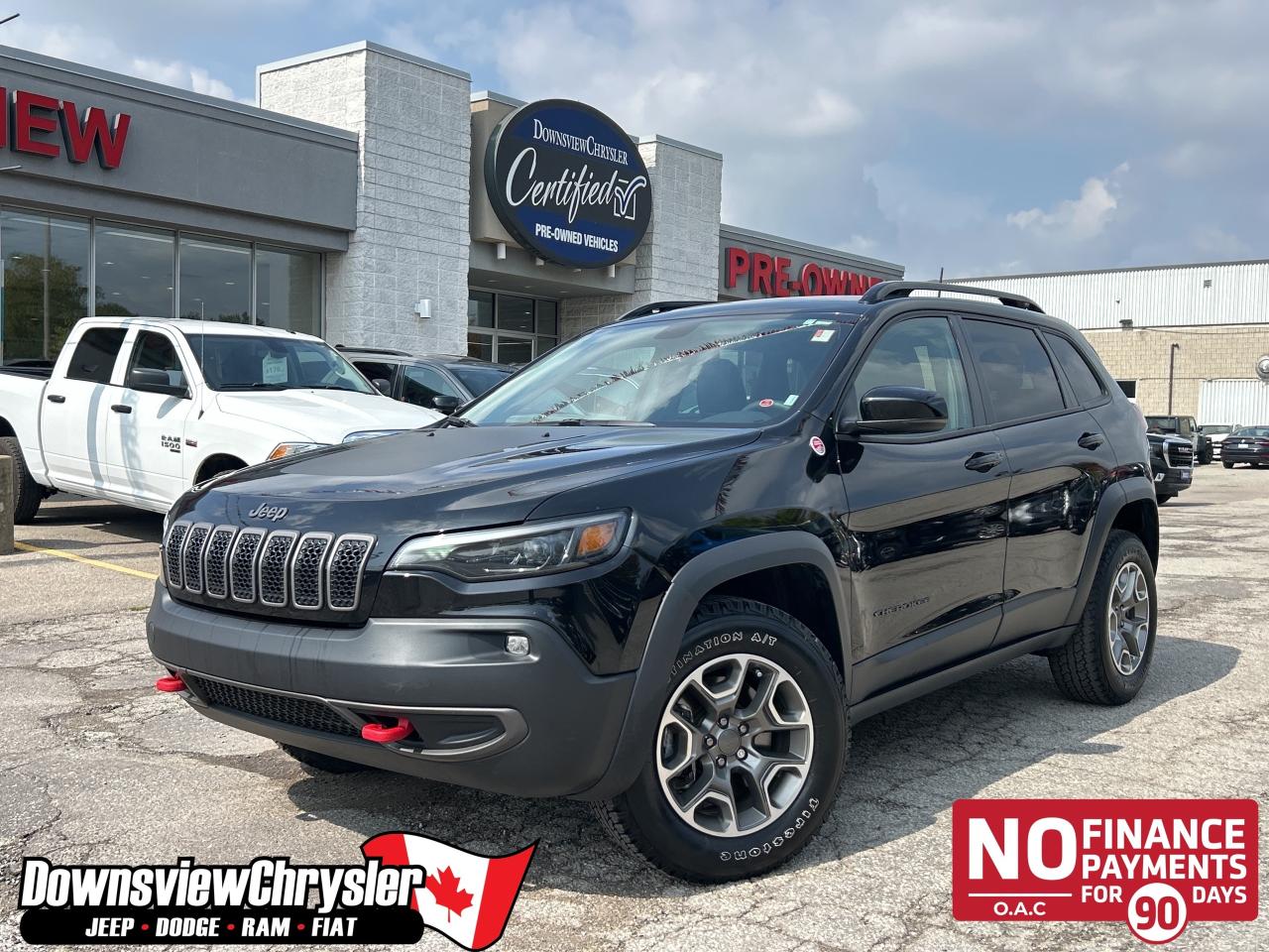 2022 Jeep Cherokee Trailhawk 4x4 w/Blind Spot, Heated Seats, Car Play Photo0