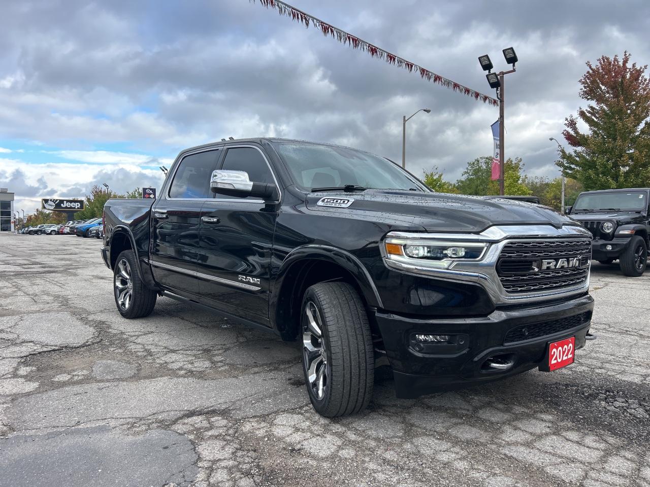 2022 RAM 1500 Limited w/Sunroof, 22" Wheels, Anti-Spin, 3.92 Axl Photo2