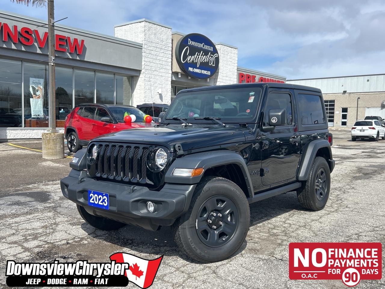 2023 Jeep Wrangler Sport 2 Door w/Hard Top, Apple CarPlay, A/C Photo