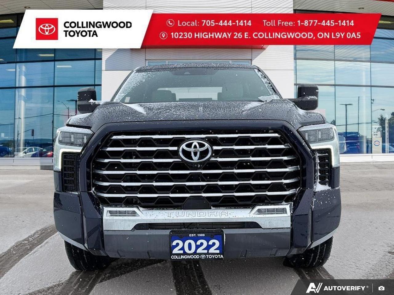 2022 Toyota Tundra *4X4* ONE OWNER* BAL OF EXT WARRANTY* Photo