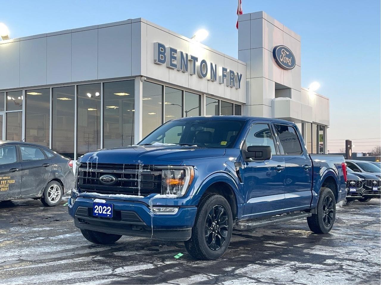 2022 Ford F-150 XLT SPORT 3.5L BLK PKG FACTORY LEATHER 1 OF A KIND Photo
