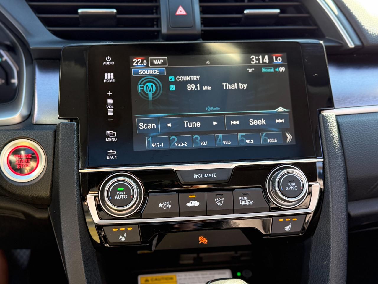 2016 Honda Civic Sedan Touring/LOW KM/NAVI/ACC/LDA/REMOTE/ROOF/CAMERA Photo