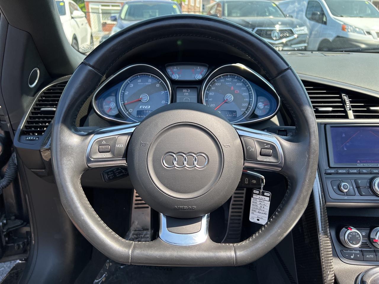 2011 Audi R8 2dr Conv Manual quattro Spyder 4.2L Photo