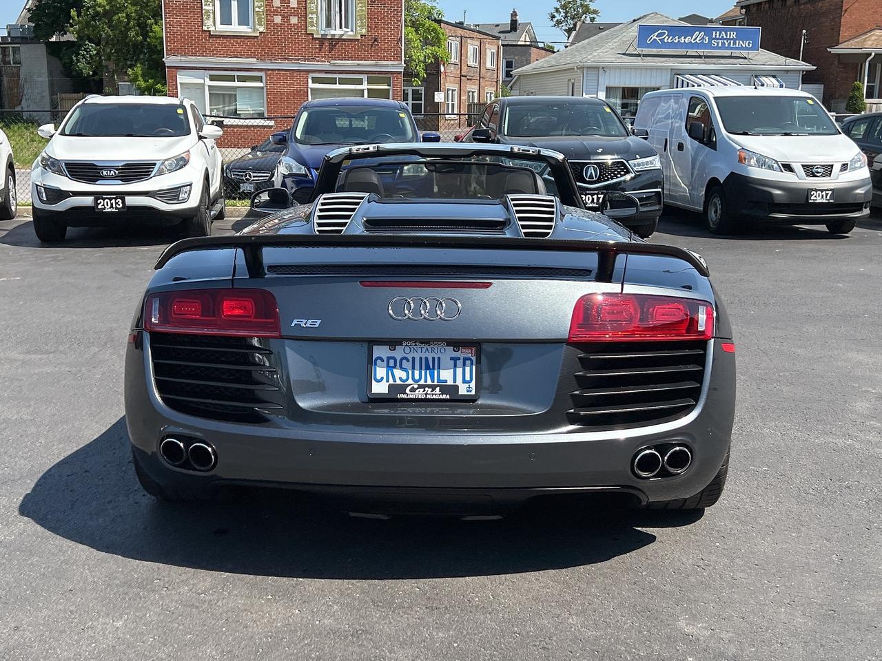 2011 Audi R8 2dr Conv Manual quattro Spyder 4.2L Photo3