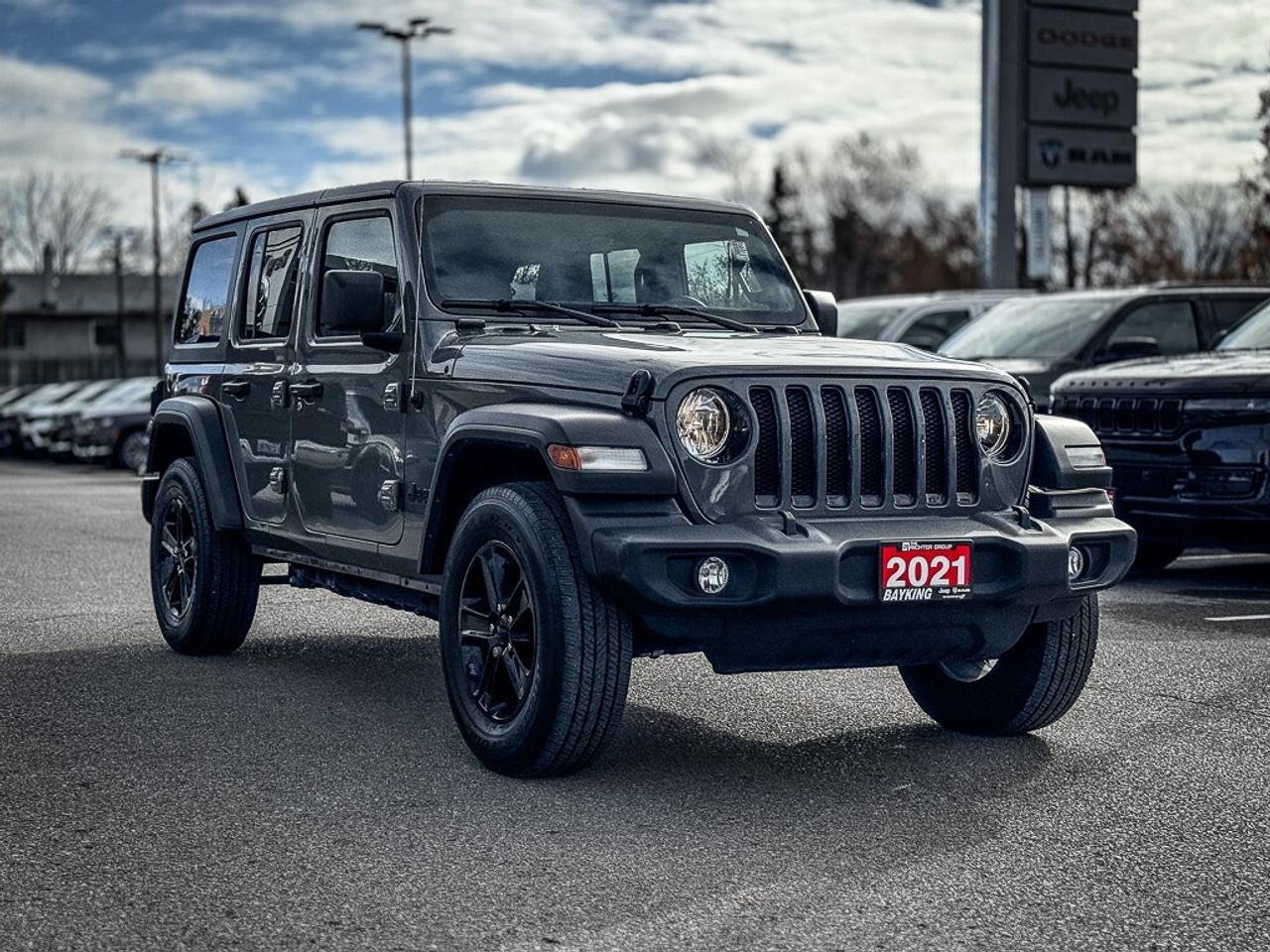 2021 Jeep WRANGLER UNLIMITED Sport   ALTITUDE   BLINDSPOT   CARPLAY   REMOTE ST Photo