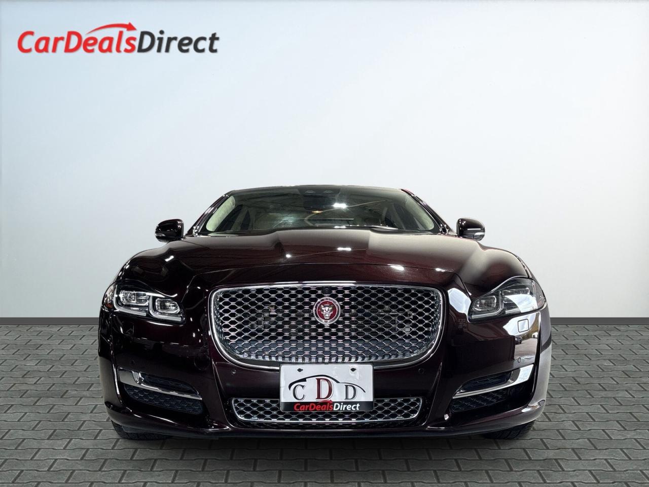 2019 Jaguar XJ XJ R-Sport AWD / Rossello Red Metallic / Tan Leath Photo
