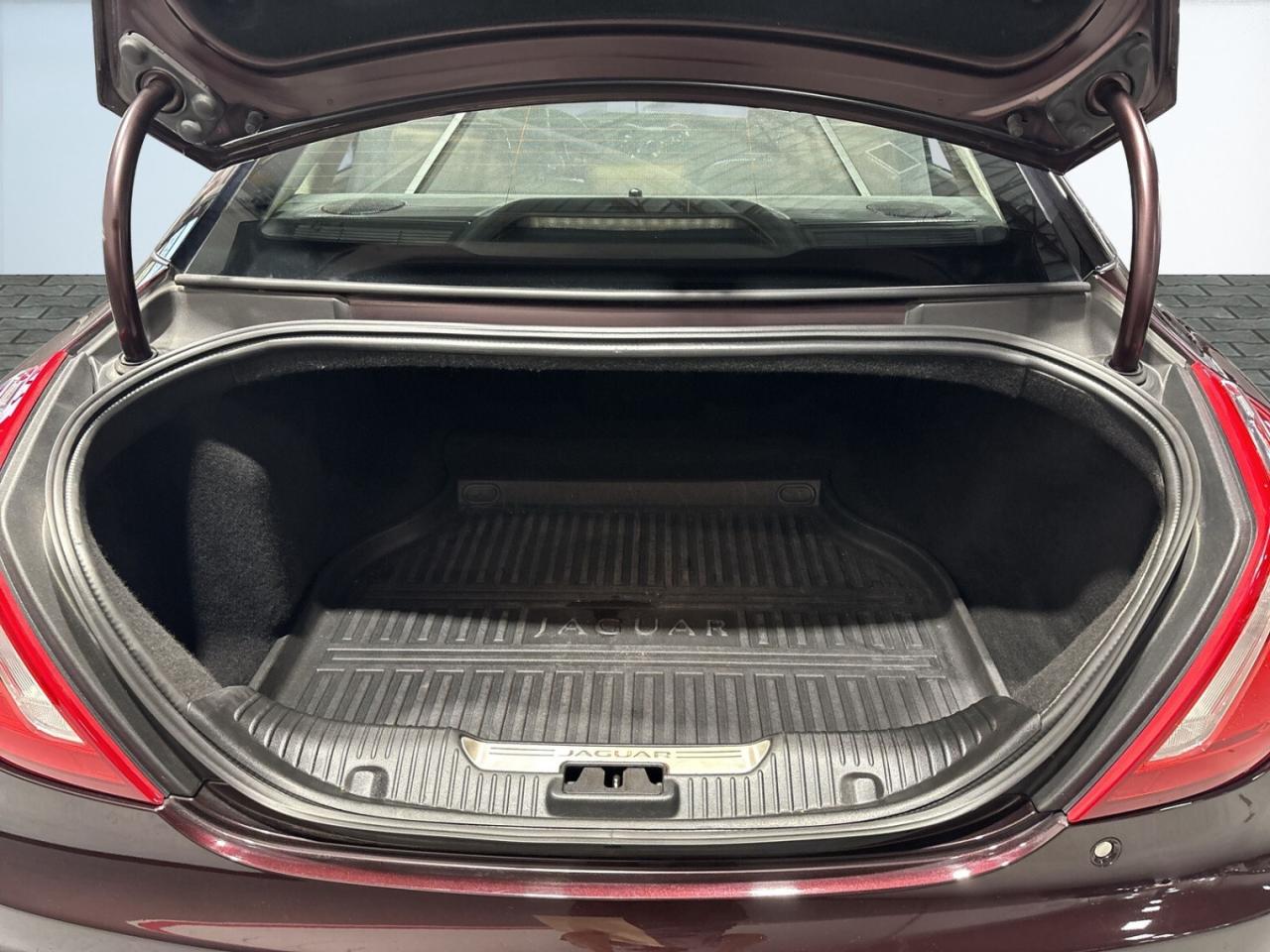 2019 Jaguar XJ XJ R-Sport AWD / Rossello Red Metallic / Tan Leath Photo