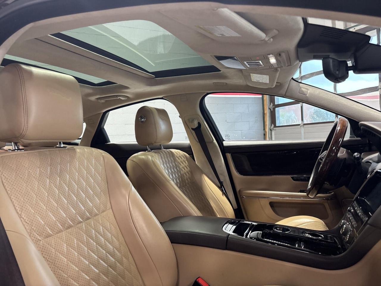 2019 Jaguar XJ XJ R-Sport AWD / Rossello Red Metallic / Tan Leath Photo