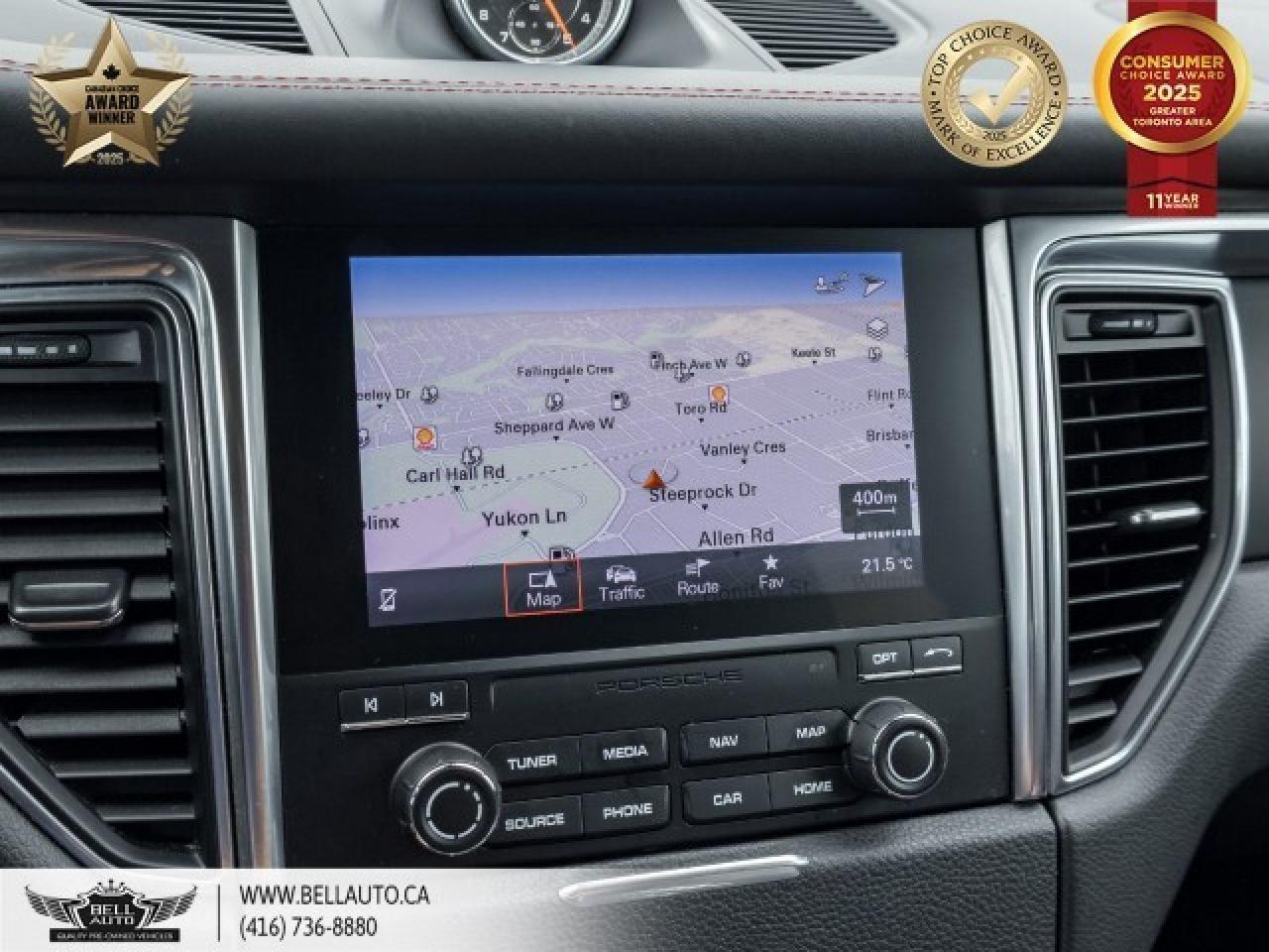 2018 Porsche Macan AWD   NAVI   B.CAM   PANO   RED LTHR   NOACCIDENT Photo3