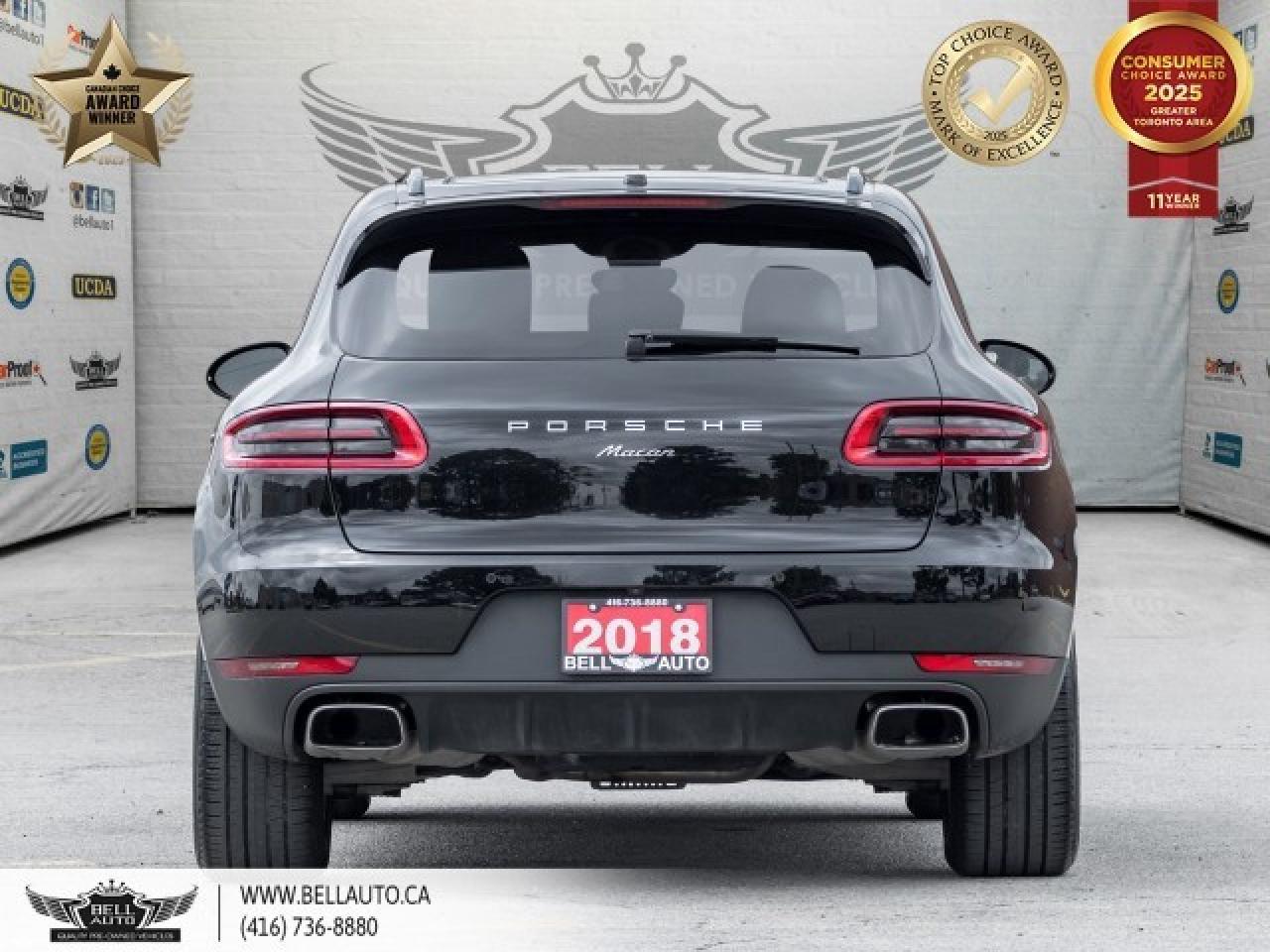 2018 Porsche Macan AWD   NAVI   B.CAM   PANO   RED LTHR   NOACCIDENT Photo